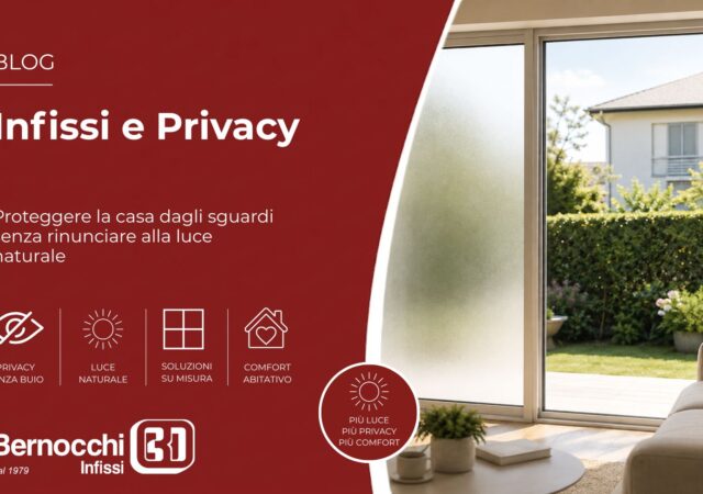 Finestra moderna che protegge la privacy senza rinunciare alla luce naturale